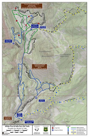 White Pine area Nordic Ski Trail Map PDF